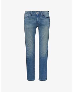 PAIGE Lennox Slim-Leg Stretch-Denim Jeans - Blue
