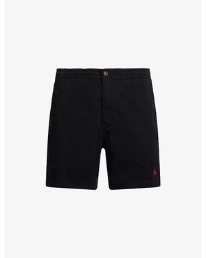 Polo Ralph Lauren Polo Prepster Logo-Embroidered Stretch-Cotton Shorts - Black