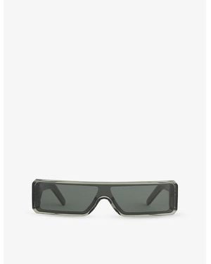 Rick Owens Gethshades Acetate Sunglasses - Green