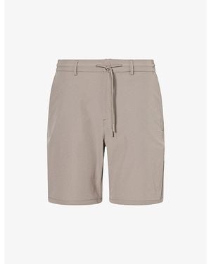 Arne Tailored Technical Woven Chino Shorts - Grey