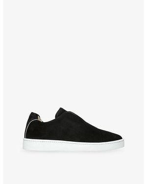 Aurélien Aur3 Suede Trainers - Black