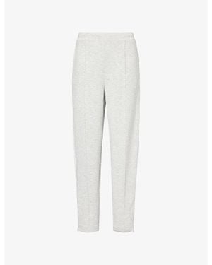 Varley The Slim Pintuck Stretch-Jersey Trousers - White