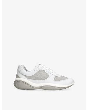 Steve Madden Prevale Mesh Trainers - White