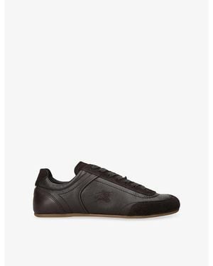 Burberry Knight Runner Leather Trainers - Black