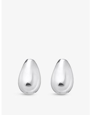 Thomas Sabo Rounded 925 Sterling- Stud Earrings - White