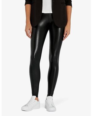 Commando Faux-Leather Leggings - Black