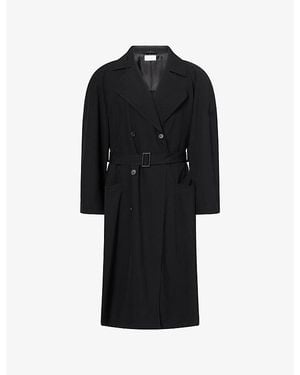 The Row Nivo Belted Wool Trench Coat - Black