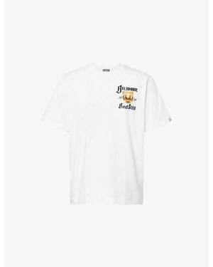BBCICECREAM Tiger Logo Cotton T-Shirt - White