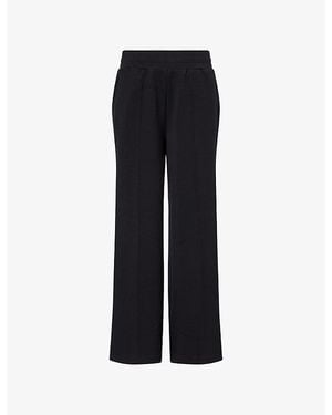 Varley The Wide-Leg Drawstring Stretch-Woven Jogging Bottoms - Black