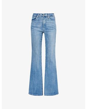 GOOD AMERICAN Good Legs Flared Denim Jeans - Blue