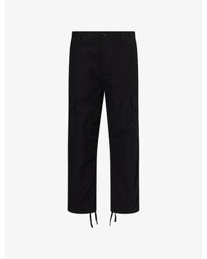 Carhartt Kade Cargo Straight-Leg Cotton Pants - Black