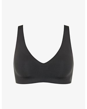 Sloggi Zero Feel 2.0 Stretch-Woven Bralette - Black