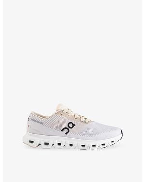 On Shoes Cloud 6 Push Mesh Trainers - White