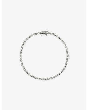 Missoma Classic 925 Sterling Tennis Bracelet - White