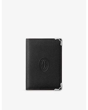Cartier Must De Leather Card Holder - Black