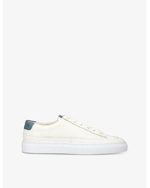 Grenson D-Stock Leather Low-Top Trainers - White