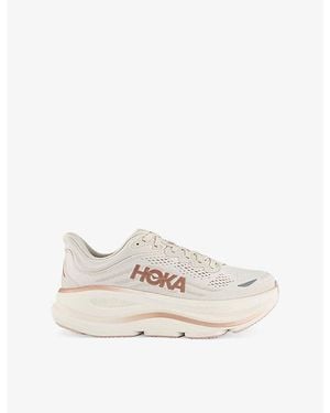 Deckers Hoka Bondi 9 Mesh Trainers - White