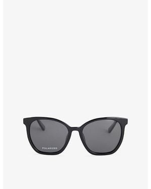Le Specs Nirvana Cat-Eye-Frame Acetate Sunglasses - Grey