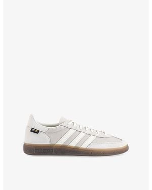 adidas Handball Spezial Suede And Mesh Trainers - White