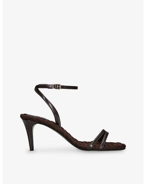 Aera Laura 75 Leather Heeled Sandals - White
