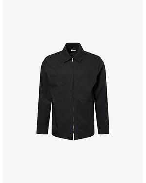 Jonathan Simkhai Thatcher Carpenter Cotton-Blend Jacket - Black