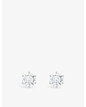 Thomas Sabo 925 Sterling And Cubic Zirconia Stud Earrings - White