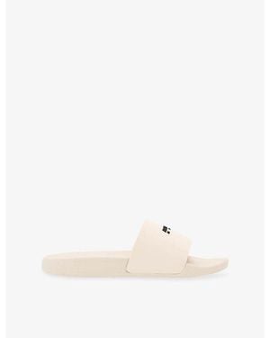 AllSaints Underground Rubber Sliders - Natural