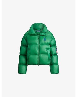 Polo Ralph Lauren Flag Mid-Weight Down Puffer Jacket - Green