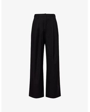 Dissh Eden High-Rise Woven Pants - Black