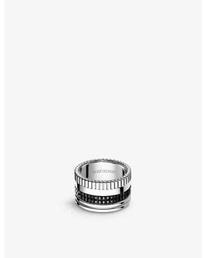 Boucheron Quatre 18Ct- With Pvd Ring - White