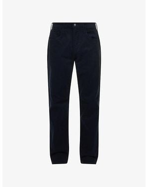 Citizens of Humanity Elijah Straight-Leg Stretch-Denim And Cashmere Jeans - Blue