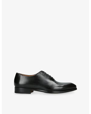 Magnanni Flex Leather Oxford Shoes - Black