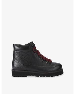 Kurt Geiger Chiltern Hiker Leather Ankle Boots - Black