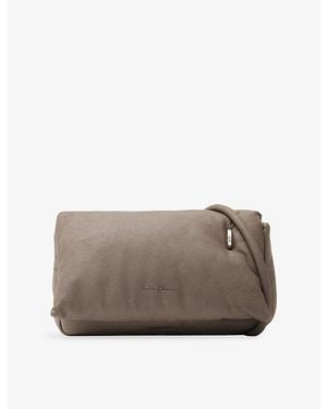 Rick Owens Pillow Griffin Leather Shoulder Bag - Gray