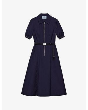 Prada Poplin Dress - Blue