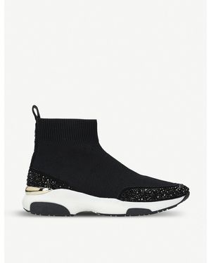 Carvela Kurt Geiger Link Sock Trainers - Black