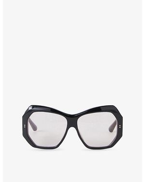 JOSEPH Slima Butterfly-Frame Acetate Sunglasses - Black