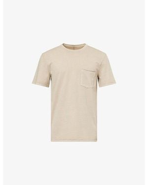 PAIGE Ramirez Patch-Pocket Cotton T-Shirt - Natural