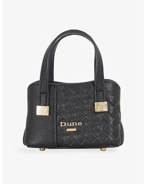 Dune Small Dorry Faux-Leather Bag Charm - Black