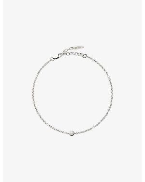 Missoma Fine 14Ct And 0.008Ct Diamond Bracelet - White