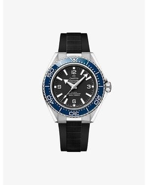 Omega Seamaster Planet Ocean 600M Stainless-Steel Rubber-Strap Watch 42Mm - Blue