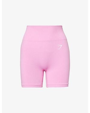 GYMSHARK Vital Seamless 2.0 Stretch-Woven Shorts - Pink