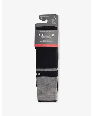 FALKE Sk2 Intermediate Skiing Knee-High Socks - Black