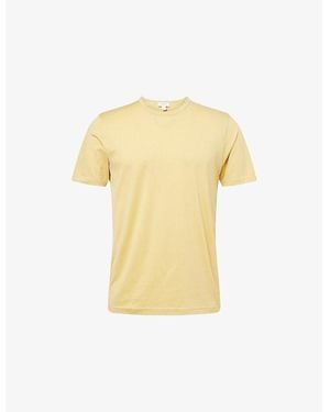 Sunspel Classic Short-Sleeve Cotton T-Shirt - Yellow