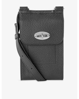 Mulberry Antony Mini Leather Cross-Body Bag - Grey