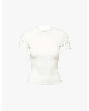 WE Are Tala 365 Short-Sleeve Long-Length Stretch-Modal T-Shirt - White