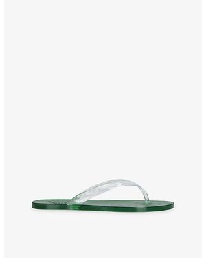 Ancient Greek Sandals Jelly Flip-Flop Sandals - Green