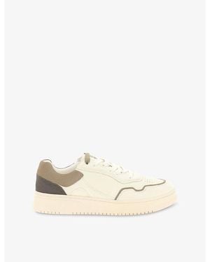 BOGGI Journey Leather And Suede Sneakers - Natural