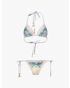Zimmermann Indra Crochet-Detail Bikini Set - White