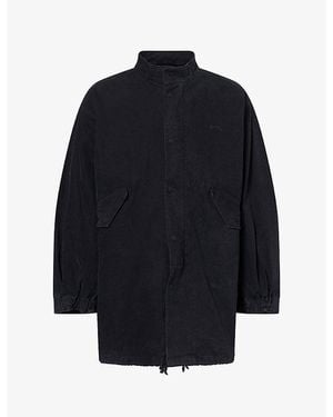 Heresy Weald Relaxed-Fit Cotton Coat - Blue
